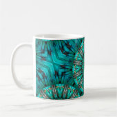 Türkis Art 1-2 Optionen Kaffeetasse (Links)