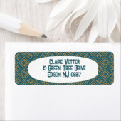 Türkis Art Déco (Insitu)