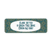 Türkis Art Déco (Vorne)