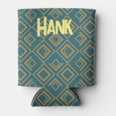 Türkis Art Déco Dosenkühler (Vorderseite)