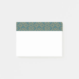 Türkis Art Déco Post-it Klebezettel