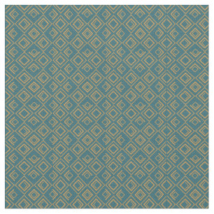 Türkis Art Déco Stoff