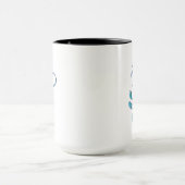 Türkis Atmen Tasse (Zentrum)