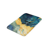 Türkis Badematte (Schrägansicht)