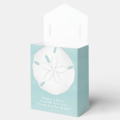 Türkis Beach Coast Tropical Sand Dollar Geschenkschachtel (Geöffnet)