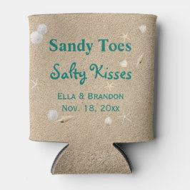 Türkis Beach Sandy Toes Salty Kisses Can Cooler Dosenkühler