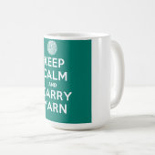Türkis behalten ruhig und tragen Garn Kaffeetasse (VorderseiteRechts)