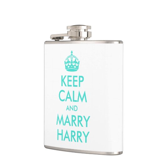 Türkis Behielt Calm und Marry Harry Flachmann (Links)