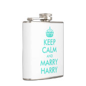 Türkis Behielt Calm und Marry Harry Flachmann (Rechts)