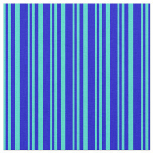 Türkis & Blau Farbmuster Stoff
