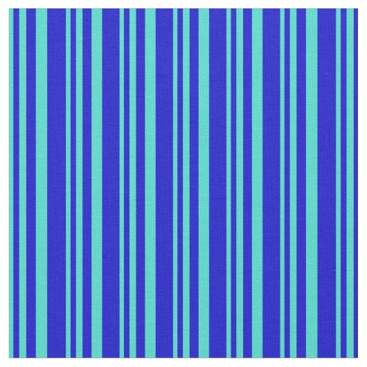 Türkis & Blau Farbmuster Stoff (Nahaufnahme)