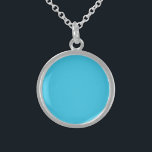 Türkis blau, kräftig, sterling silberkette<br><div class="desc">Türkis blau,  kräftig.</div>