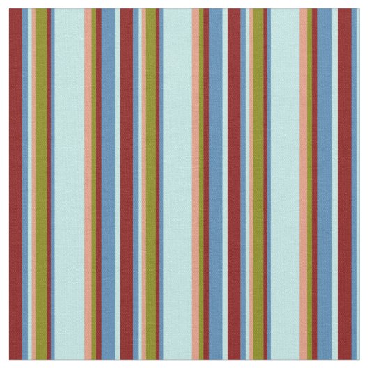 Türkis, Blau, Maroon, Lachs, grün und dunkel Stoff (Nahaufnahme)