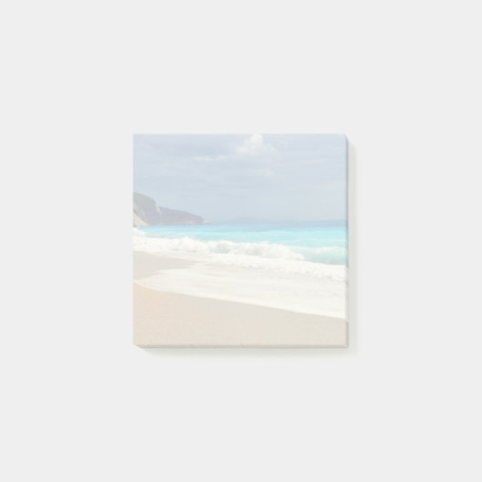 Türkis-Blau-Meer-Foto Post-it Klebezettel (Vorderseite)