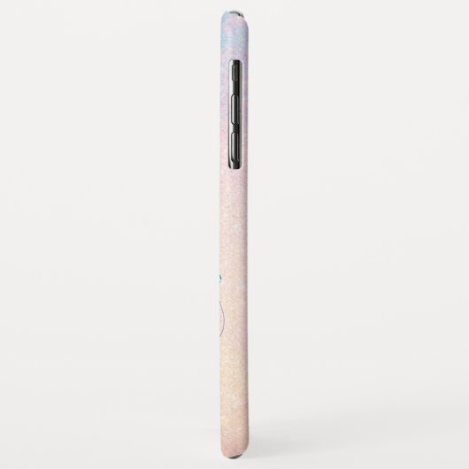 *~* Türkis-Blau-Rosa-GoldGlitzer-Meerjungfrau Case-Mate iPhone Hülle (Hinten/Links)