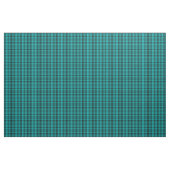Türkis-Blau-und Schwarz-Gingham-Karo-Muster Stoff (Yard (91,4 cm))