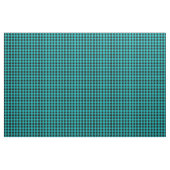 Türkis-Blau-und Schwarz-Gingham-Karo-Muster Stoff (Fat Quarter (45,7 x 55,9 cm))