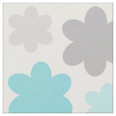 Türkis-Blauer Grau Stoff (Nahaufnahme)