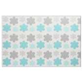 Türkis-Blauer Grau Stoff (Fat Quarter (45,7 x 55,9 cm))