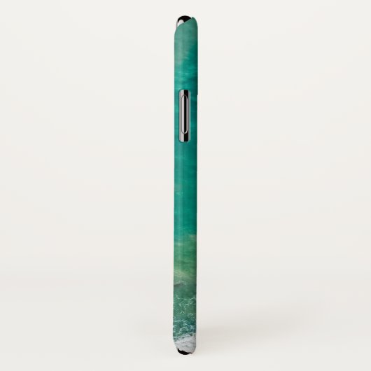 Türkis Blue Beach Case-Mate iPhone Hülle (Hinten/Rechts)