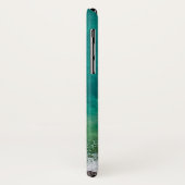 Türkis Blue Beach Case-Mate iPhone Hülle (Hinten/Links)