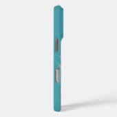 Türkis Blue Boho Blumenstrauß Traumkatze Case-Mate iPhone Hülle (Rückseite / Rechts)