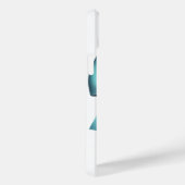 Türkis Blue Bow Elegante Girly Ribbon Case-Mate iPhone Hülle (Rückseite / Rechts)