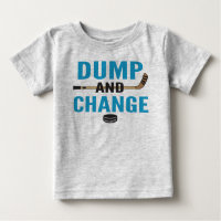 Türkis Blue Dump and Change Hockey Baby