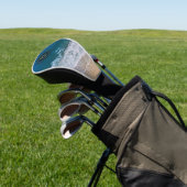 Türkis Blue Florida Beach Custom Monogram Golf Headcover (In SItu)