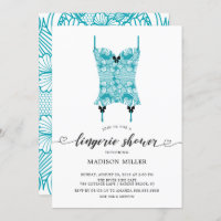 Türkis Blue Lace Corset Bridal Lingerie Dusche