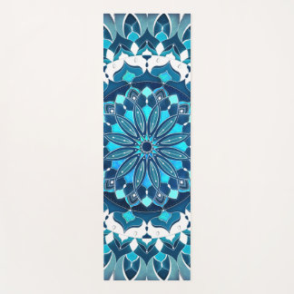 Türkis Blue Mandala Yogamatte