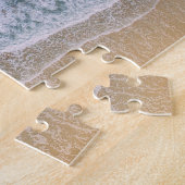 Türkis Blue Palm Coast Sandstrand Puzzle (Seite)