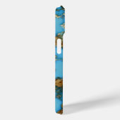 Türkis Blue Phone Case (Rückseite / Rechts)