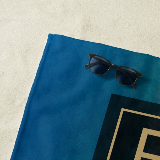 Türkis Blue Sea Palm Coast Sandy Beach Florida Strandtuch (Beispiel)