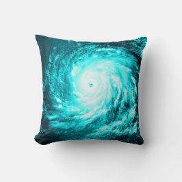 Türkis Blue Spiralwasser Whirlpool Kissen