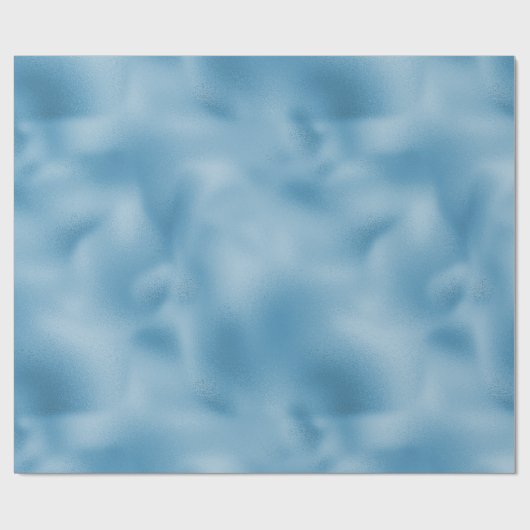 Türkis Blue Wedding Geschenkpapier (Flach)