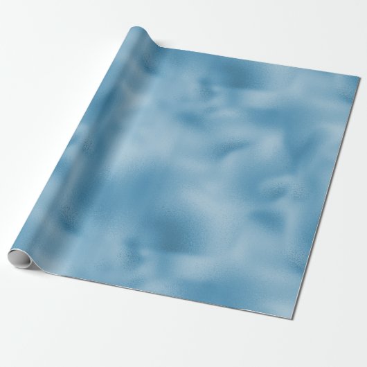 Türkis Blue Wedding Geschenkpapier (Ungerollt)
