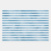 Türkis Blue Wedding Geschenkpapier Set (Vorderseite 3)