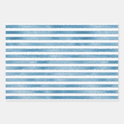 Türkis Blue Wedding Geschenkpapier Set (Vorderseite 3)