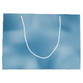 Türkis Blue Wedding Große Geschenktüte (Rückseite)