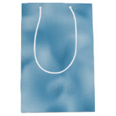 Türkis Blue Wedding Mittlere Geschenktüte (Vorderseite)