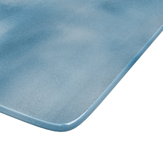 Türkis Blue Wedding Schneidebrett (Ecke)