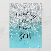 Türkis Bridesmaid Einladung