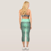 türkis capri leggings (Rückseite)