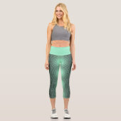 türkis capri leggings (Vorderseite)