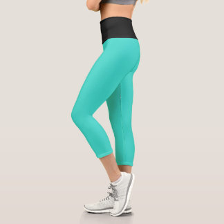 Türkis Capri Leggings