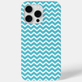 Türkis Chevrons Pattern Case-Mate iPhone Hülle (Rückseite)