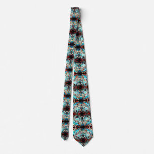 Türkis Color Burst Neck Tie Krawatte
