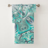 Türkis Coral Reef Mandala Badhandtuch Set (Insitu)