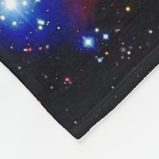 Türkis Cosmic Dragon Fleecedecke (Ecke)